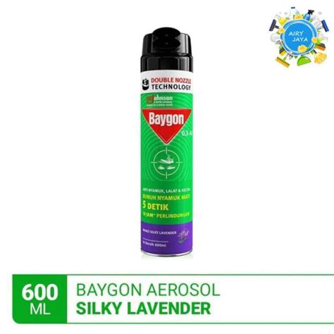 Jual Baygon Silky Lavender Anti Nyamuk Lalat Dan Kecoa 600ML Di Seller