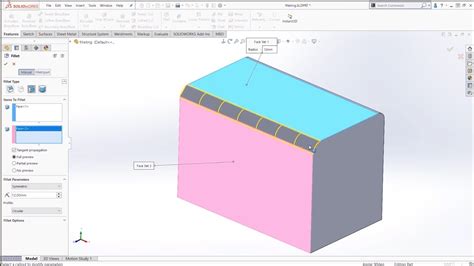 SOLIDWORKS Tech Tip How To Use Face Fillets YouTube