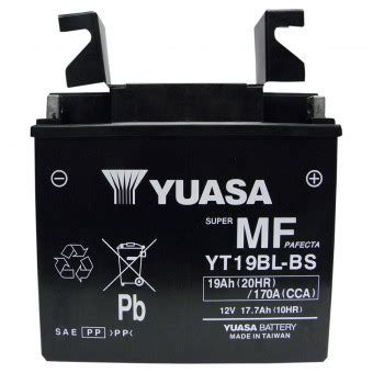 Batería moto Yuasa YT19BL BS Envío Inmediato iCasque es