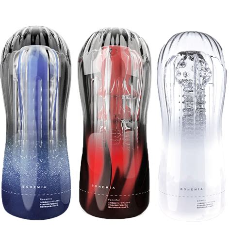 Reusable Male Masturbation Cup Soft Vagina Sex Toy Transparent Vagina