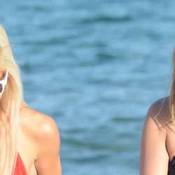 Halle Von And Dakota James Bikini Candids On The Beach Celebrity Wiki