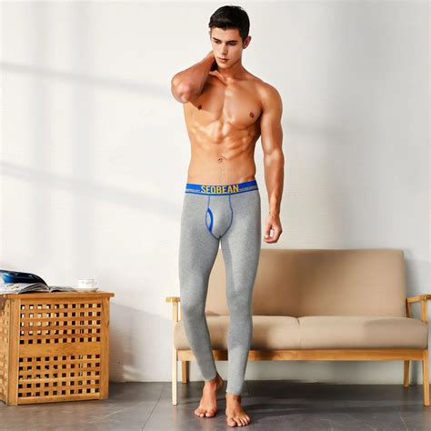 Mens Long Underwear Cotton Thermal Clothing Compression Underwear Men Thermal Underwear Long