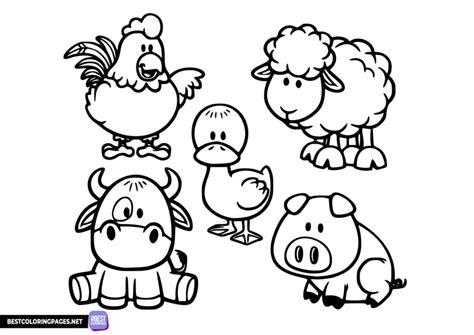 Cows coloring page in the countryside - Free printable coloring pages