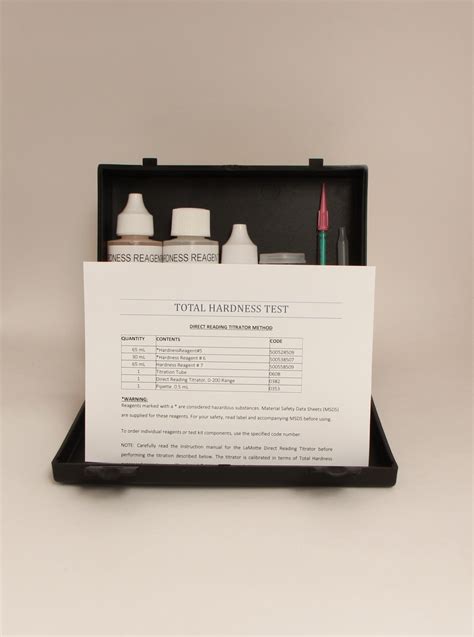 TOTAL HARDNESS TEST KIT