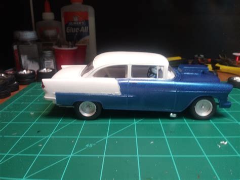 Gallery Pictures Amt 1955 Chevy Bel Air Sedan Plastic Model Car Kit 1