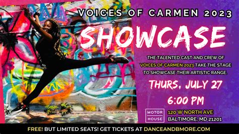 Voices of Carmen Showcase! – Dance & Bmore