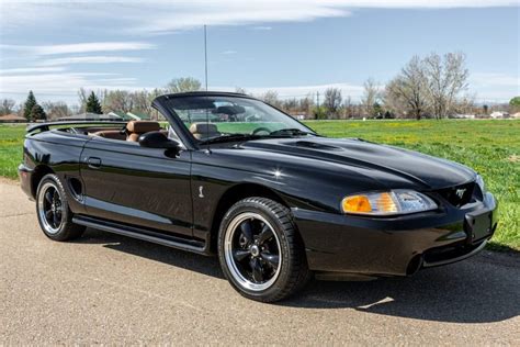 For Sale 1997 Ford Mustang SVT Cobra Convertible Black 4 6L DOHC V8