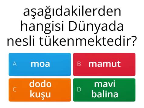 fen bilimleri 5 sınıf insan ve çevre Quiz