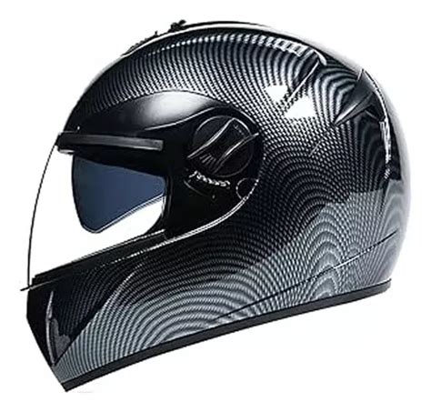 Casco Para Motocicleta Con Visor Protector Certificación Dot Meses