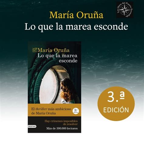 TERCERA EDICIÓN DE LO QUE LA MAREA ESCONDE María Oruña