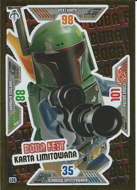 Karty LEGO STAR WARS LIMITED LE6 Boba Fett Seria 2 12484585300