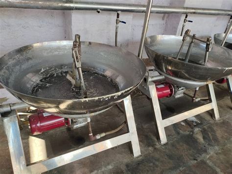 Stainless Steel Steam Automatic Khoya Machine For Milk Capacity