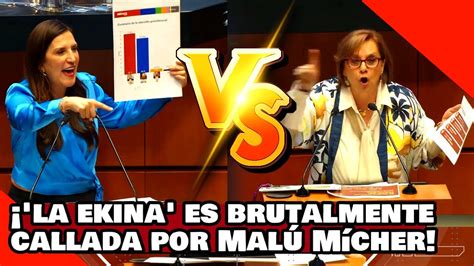 VEAN La EKINA LÓPEZ KABALLÁN es BRUTALMENTE CALLADA por MALÚ