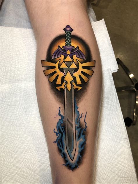 [ALL] My new Master Sword tattoo done by Matt Brumelow at Ink and ...