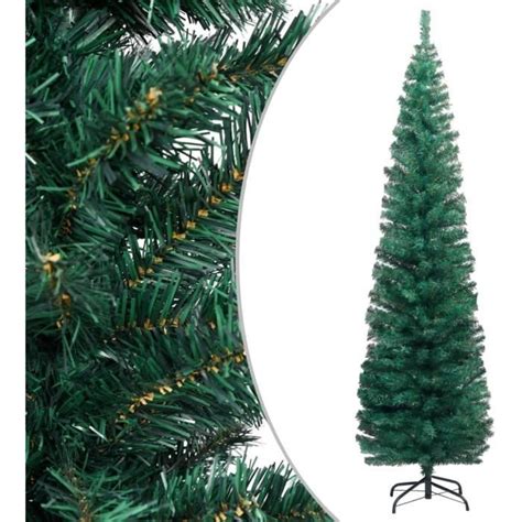 Sapin De Noël Artificiel Mince Avec Support Décoration De Noël Arbre