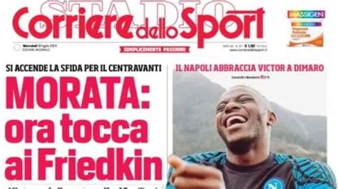 Prima Pagina Cds Osimhen Come Una Star