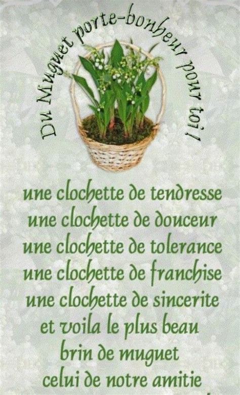 Pingl Par Fadette Sur Image D Amour Muguet Image Muguet Er Mai