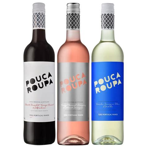 Kit Vinhos Pouca Roupa Tinto Branco Ros Ml Vinho Magazine Luiza