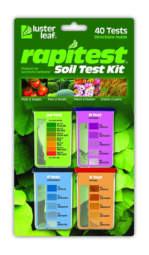 Rapitest Soil Test Kit PH N P K 6 Model 1601