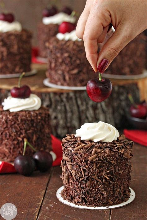 Mini Black Forest Cake Recipes