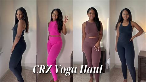 Crz Yoga Try On Haul Lululemon Dupes Initial Thoughts Review