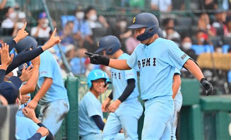 【甲子園】近江エース山田陽翔が自ら満塁弾、昨夏の準々決勝以来の聖地2号 高校野球写真ニュース 日刊スポーツ