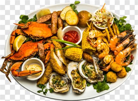 Plateau De Fruits Mer Crab Seafood Boil Shrimp Prawn Transparent Png