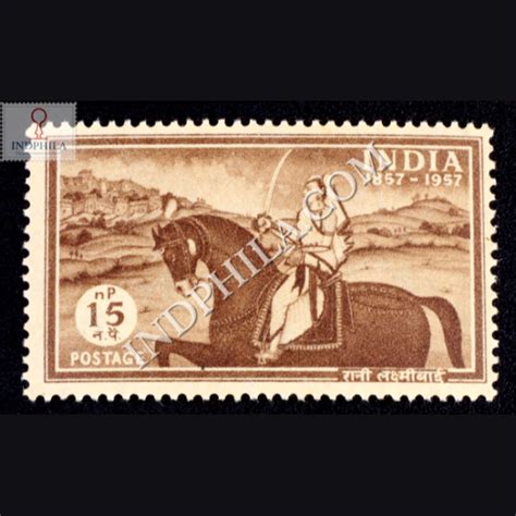 India 1957 Centenary Of First Freedom Struggle Rani Lakshmibai Mnh