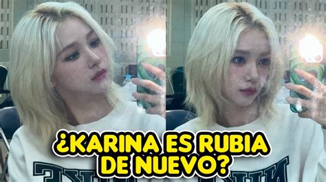 KARINA DE AESPA ES RUBIA DE NUEVO FANS SORPRENDIDOS POR SUS RECIENTES