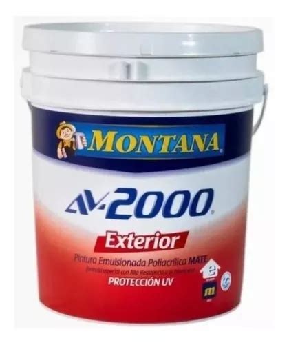 Pintura Caucho Av2000 Blanco Cuñete Montana Exter C 1050103 COBRA STORE