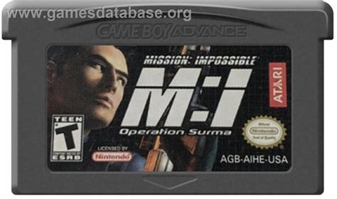 Mission Impossible Operation Surma Nintendo Game Boy Advance