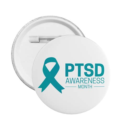 June Is Ptsd Awareness Month Circular Button Fashion Badge Decoration