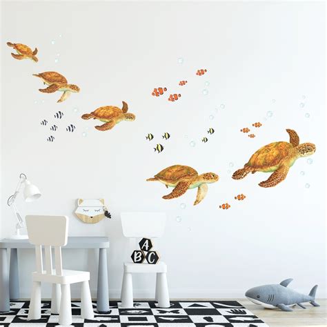 Sea Turtles Wall Stickers – DECOWALL