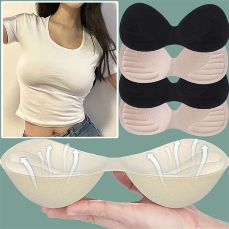 Women Integrated Bra Pads Inserts Chest Cups For Swimsuit Breast Push