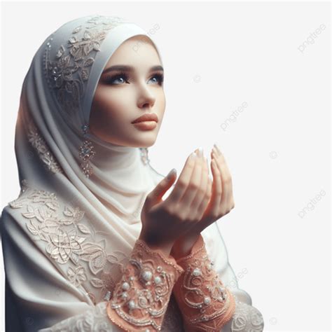 Muslim Hijab Woman Praying Png Vector Psd And Clipart With