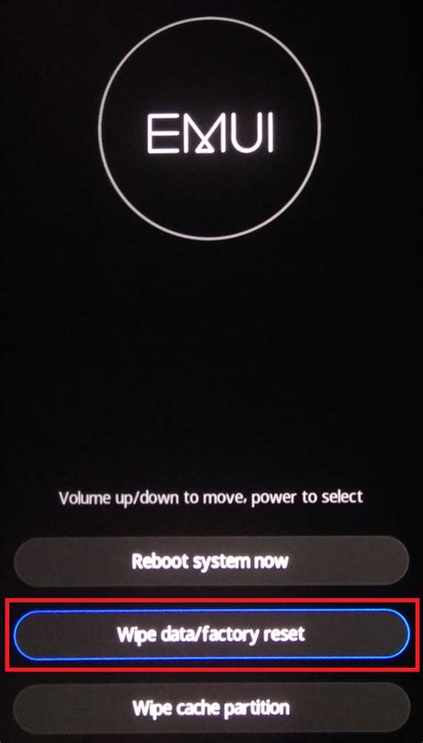 Как сбросить Хонор или Хуавей до заводских настроек?