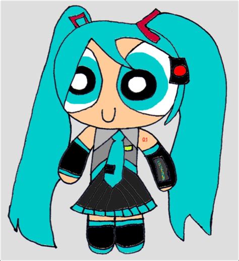 Powerpuff Hatsune Miku By Rcblazer On Deviantart