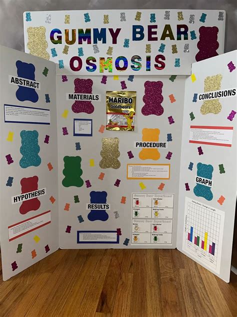Gummy Bear Osmosis Science Project in 2025 | Kids science fair projects