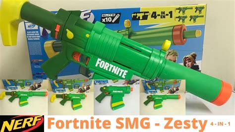 Review Nerf Fortnite Smg Zesty Youtube