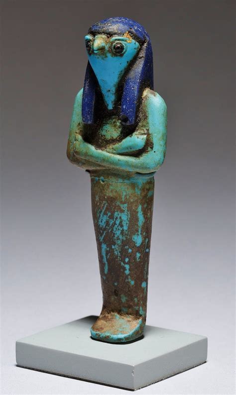 Funerary Figure Of Qebehsenuef One Of The Sons Of Horus Protected