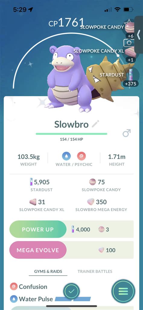 Omg I Got Shiny Mega Slowbro 😃 Rpokemongo