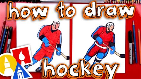 How To Draw A Hockey Player Youtube