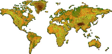 mapa del mundo pixel art 9932046 Vector en Vecteezy