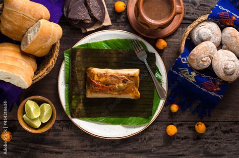 Guatemalan tamales, a traditional dish for Christmas and Saturdays. Stock Photo | Adobe Stock