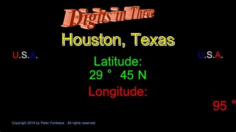 Texas Map With Latitude And Longitude Lines