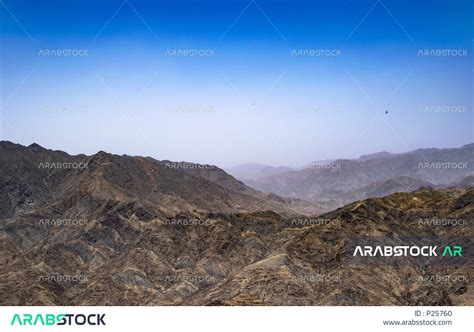 An illustration of the Asir mountains in Saudi Arabia, the Asir ...