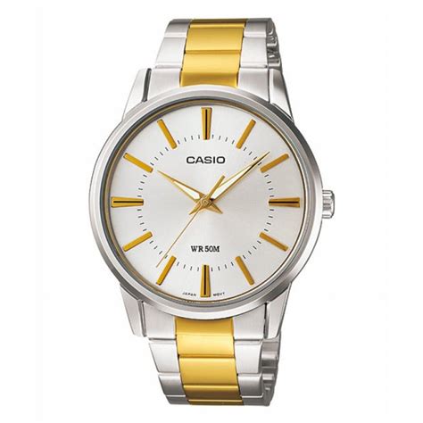 Casio Men S Quartz Stainless Steel Silver Dial 40mm Watch MTP 1303SG