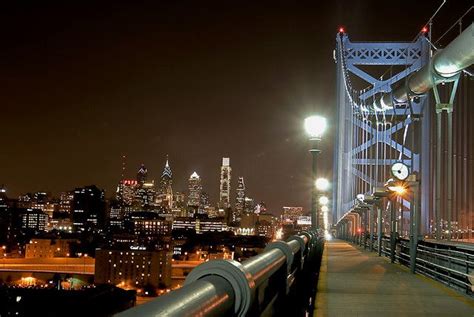 Ben Franklin Bridge Walkway George Washington Bridge Bridge New York