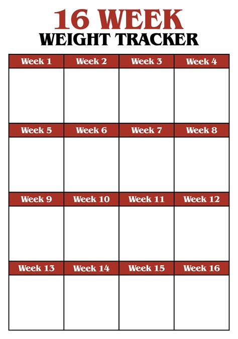Printable Weight Watchers Diary