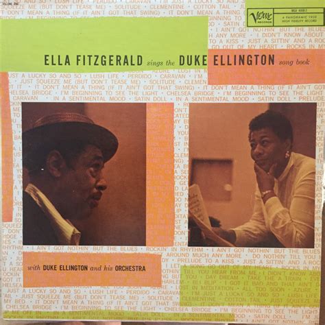 Ella Fitzgerald Sings The Duke Ellington Song Book Vol By Ella